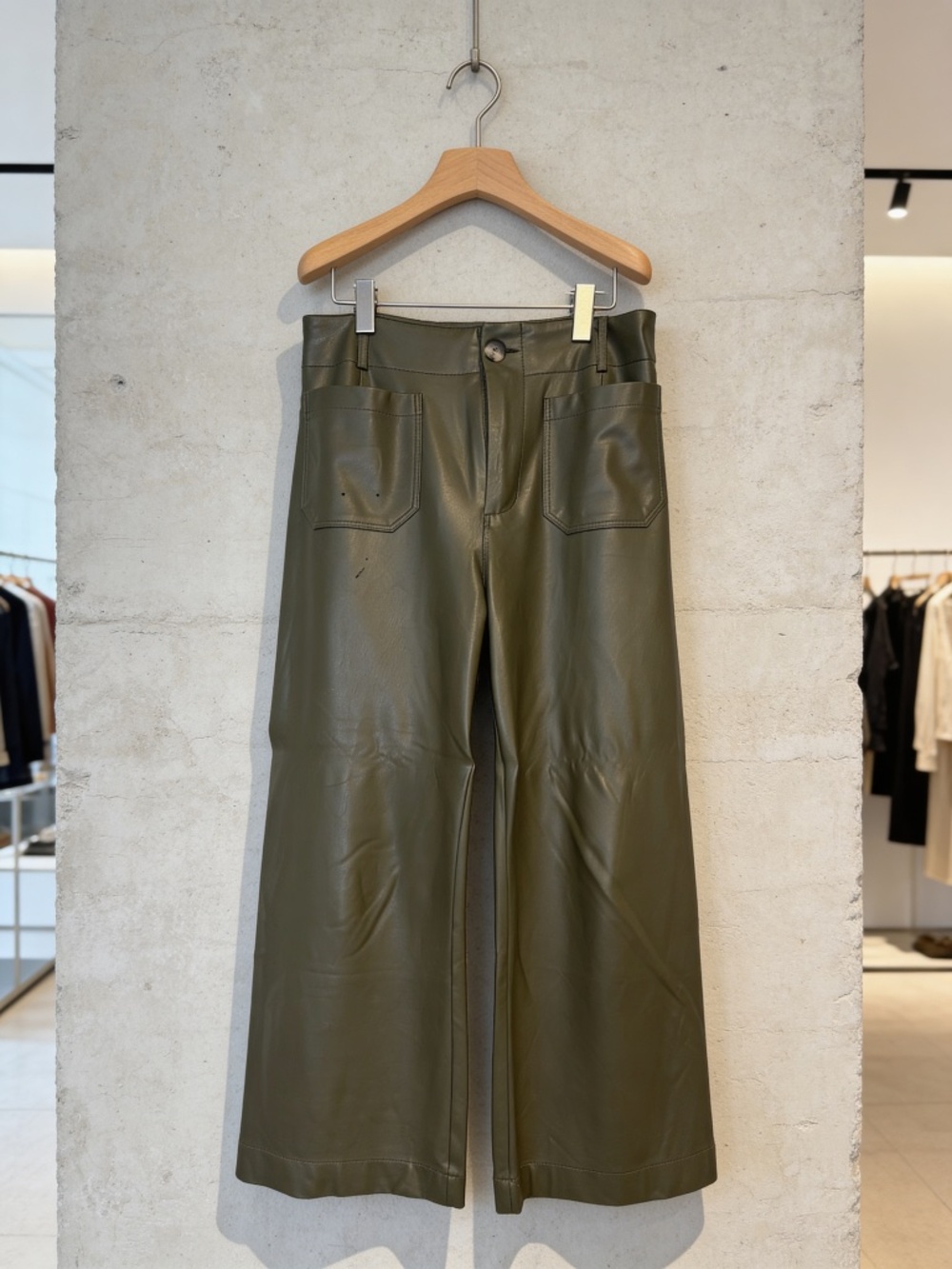 Maeve by Anthropologie The Colette Faux Leather Cropped Pants
